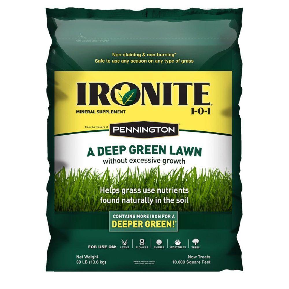 Ironite 30 lb. 1-0-1 Lawn Fertilizer-100524179 - The Home Depot
