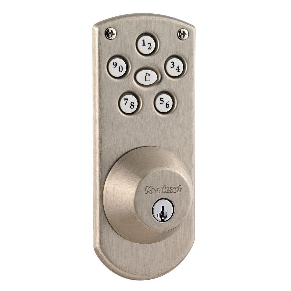 UPC 883351247672 product image for Electronic Entry Hardware: Kwikset Deadbolts Powerbolt Satin Nickel Electronic D | upcitemdb.com