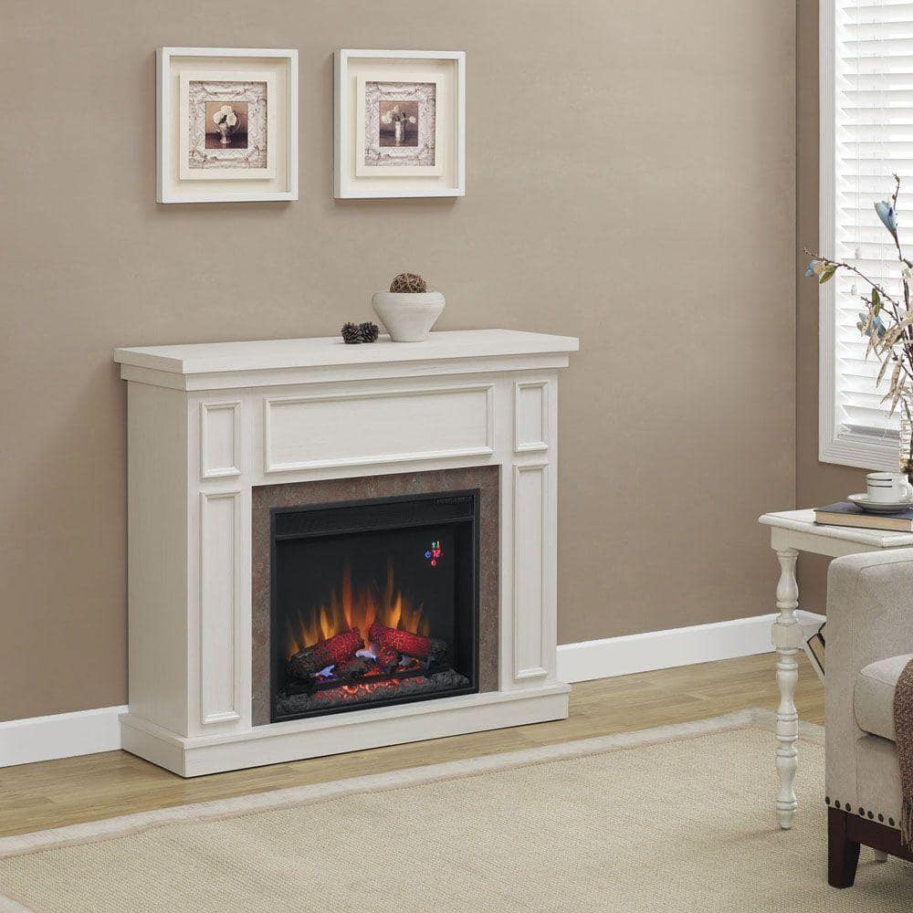 Home Decorators Collection Granville 43 in. Convertible Media Console Electric Fireplace in