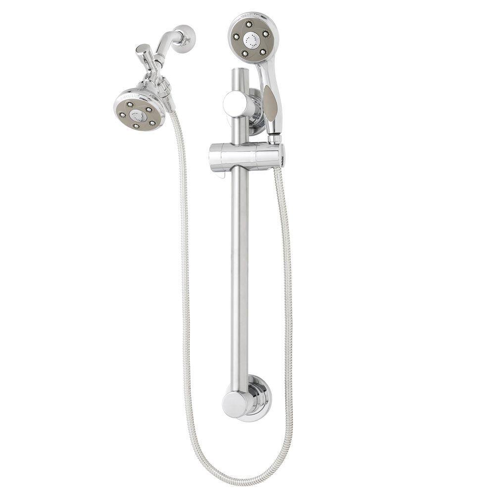 What are some different types of shower heads offered by Speakman?