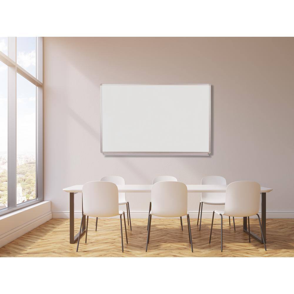 UPC 847210034957 product image for 48 in. x 34 in. Magnetic Wall Board in Frosted White Glass | upcitemdb.com