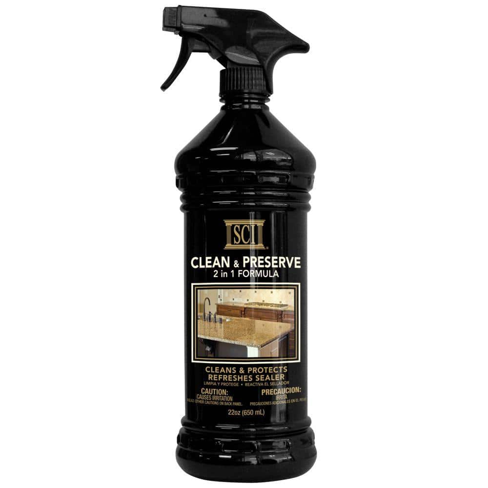 sci countertop cleaner clean trigger preserve granite cleaning oz homedepot