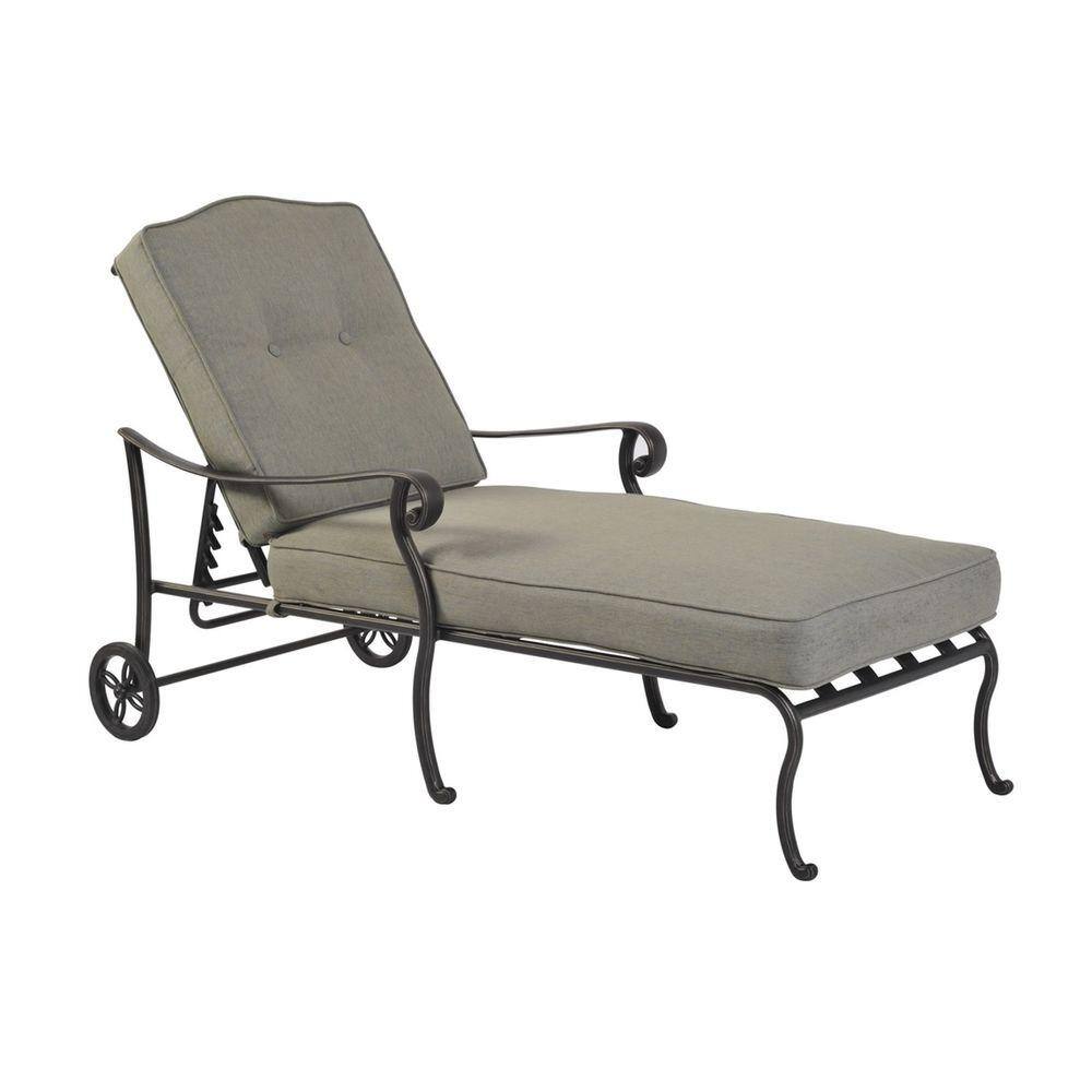 UPC 846822000305 product image for Sunjoy Vicky Gray Decorative Patio Lounge Chair with Gray Cushion | upcitemdb.com