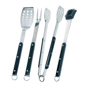 Grill Craft Black 4 Pc. Durable Stainless Steel Grill BBQ Tool Set 14643