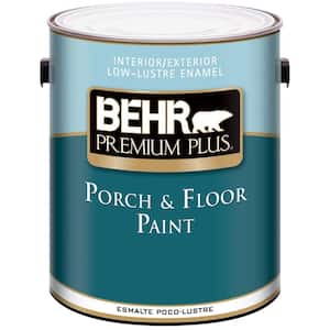 BEHR Premium 1Gal. Latex White Satin Acrylic Porch and Floor Paint