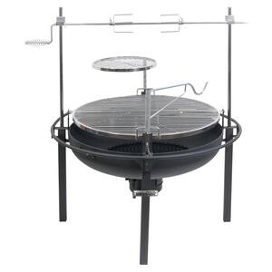 Brinkmann Ranch Outdoor Firepit and Charcoal Grill-810 ...