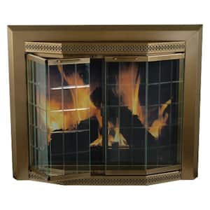 Glass Fireplace Doors Home Depot