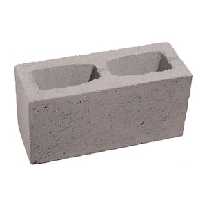 6 in. x 8 in. x 16 in. Gray Concrete Block-100002879 - The Home Depot