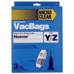 Hoover Vacuum Bags Type Y