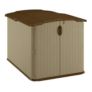 Suncast Glidetop 6 ft. 8 in. x 4 ft. 10 in. Resin Storage Shed-BMS4900 