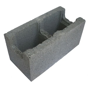 8 in. x 8 in. x 16 in. Gray Concrete Block-100004440 - The Home Depot