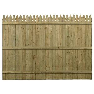 Barrette 6 ft. x 8 ft. Pressure-Treated SPF 4 in. French Gothic 