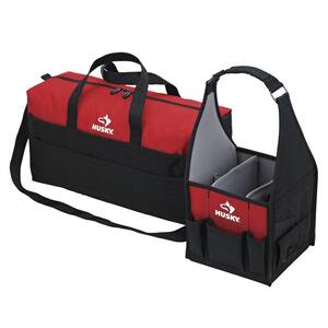 Husky 8 in. and 20 in. Tote Bag Combo