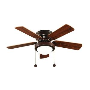 ... Ceiling Fan with 5 Reversible MDF Blades and Single Frosted Twist Lock