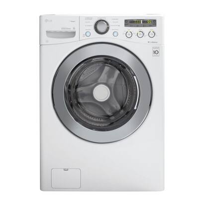 LG Electronics 3.6 DOE cu. ft. High-Efficiency Front Load Steam Washer in White, ENERGY STAR WM2650HWA
