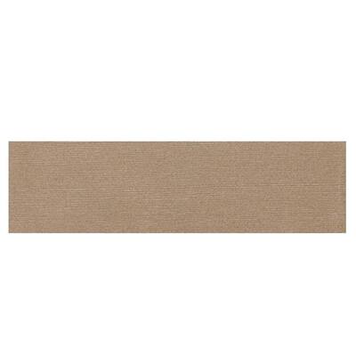 Daltile Colorbody Porcelain Identity Imperial Gold Grooved 4 in. x 24 in. Floor Bullnose MY33S44F91P1