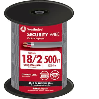 Southwire 18-2 Shielded Security Cable 500 ft.
