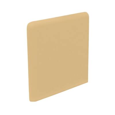 U.S. Ceramic Tile Color Collection Bright Camel 3 in. x 3 in. Ceramic Surface Bullnose Corner Wall Tile U748-SN4339