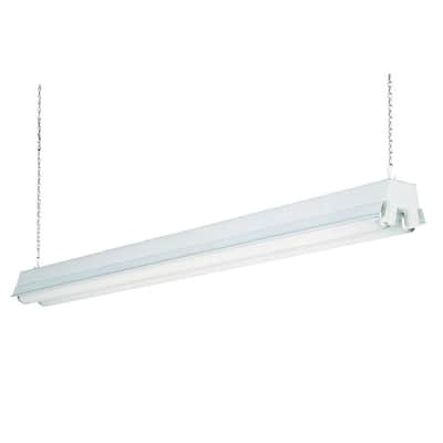 Lithonia Lighting 2-Light White T12 Fluorescent Shop Light