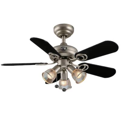 ... in. Brushed Steel Ceiling Fan 67353 | Hampton Bay Ceiling Fan Remote