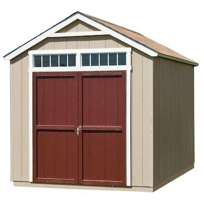  Majestic 8 ft. x 12 ft. Wood Storage Shed-18631-8 - The Home Depot