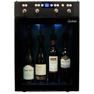Vinotemp VT-WINEDISP4 4 Bottle Compressor Wine Dispenser