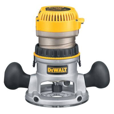 DEWALT 2-1/4 HP EVS Fixed Base Router with Soft Start DW618