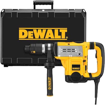DEWALT 1-3/4 in. Spline Electronic Rotary Hammer Kit with Shocks and CTC D25651K