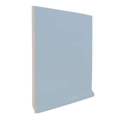 U.S. Ceramic Tile Color Collection Bright Wedgewood 6 in. x 6 in. Ceramic Stackable Left Cove Base Corner Wall Tile U724-ATCL3610