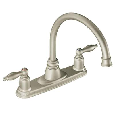 MOEN Kitchen Faucets. Castleby 2-Handle Kitchen Faucet in Stainless Steel