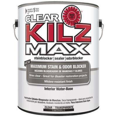 UPC 051652001808 product image for Primers: KILZ Fillers and Primers MAX Clear 1-gal. Water-Based Interior Primer,  | upcitemdb.com