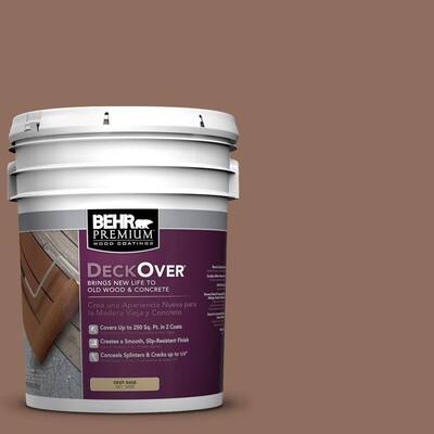 BEHR Premium DeckOver 5-gal. #SC-148 Adobe Brown Wood and Concrete Paint S0111305
