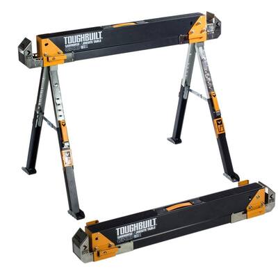  51 in. Adjustable Folding Sawhorse-TB-C700 - The Home Depot