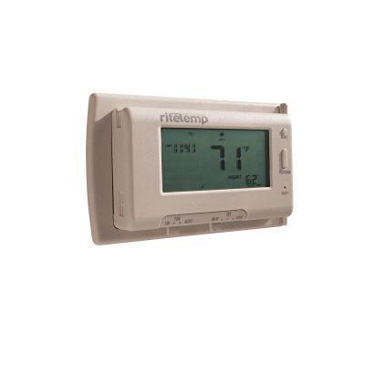 Home Depot - Off White, Large Horizontal Touch Screen Thermostat, 7 Day