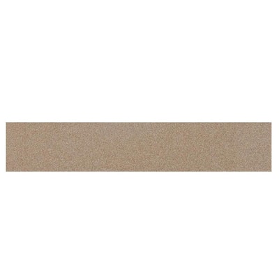 Daltile Colorbody Porcelain Identity Imperial Gold Cement 4 in. x 18 in. Floor Bullnose MY43S44H91P1