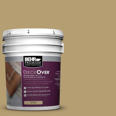BEHR Premium DeckOver 5-gal. #SC-145 Desert Sand Wood and Concrete Paint S0111005