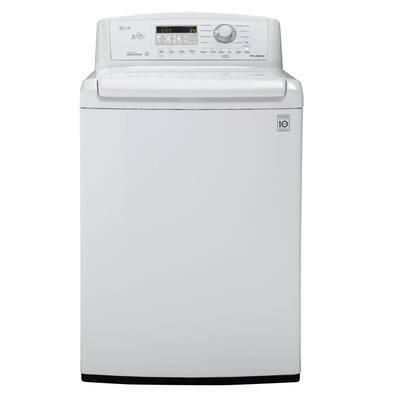 LG WT4870CW - 4.5 cu. ft. High-Efficiency Top Load Washer in White, ENERGY STAR