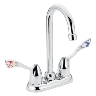 MOEN Kitchen Faucets. 2-Handle Bar Kitchen Faucet in Chrome