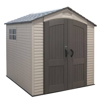 Lifetime 7 ft. x 7 ft. Outdoor Storage Shed-60042 - The Home Depot