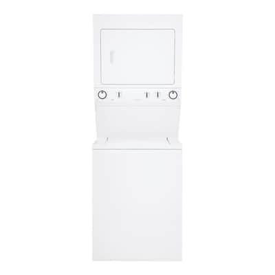Frigidaire High-Efficiency 2.95 cu. ft. Washer and 5.5 cu. ft. Gas Dryer in White FFLG1011MW