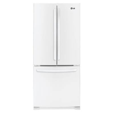 LG 3-Door French Door White Bottom Freezer Refrigerator - LFC20770SW