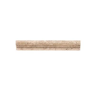 Jeffrey Court Noce Travertine 2 in. x 12 in. Accent Crown (1 Linear Ft. per pc.) 83017