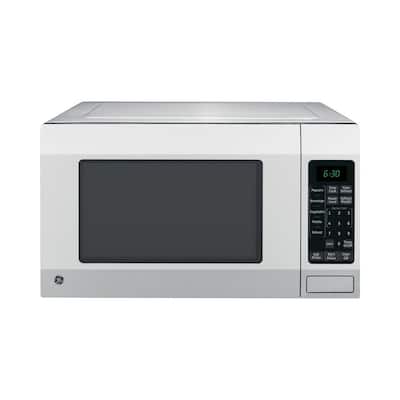 GE 1.6 cu. ft. Countertop Microwave in Stainless Steel JES1656SRSS