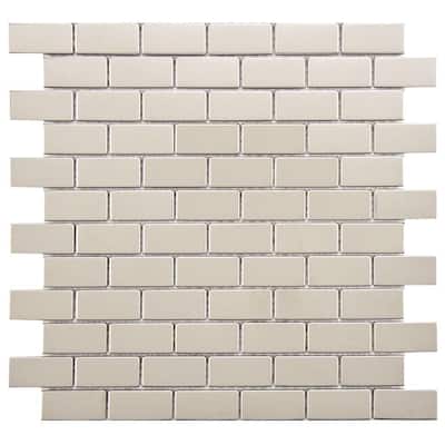 Merola Tile Meta Standard Subway Mirrored 11-3/4 in. x 11-3/4 in. Stainless Steel Over Porcelain Mosaic Wall Tile MDXMSMST