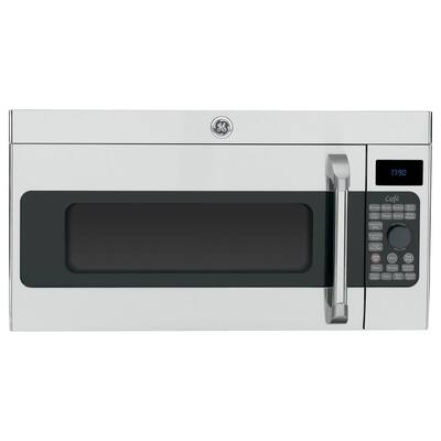 GE Cafe 1.7 cu. ft. Over-the-Range Convection Microwave in Stainless Steel CVM1790SSSS