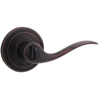 Bath   Stores on Kwikset Tustin Venetian Bronze Bed Bath Lever 730tnl 11p Cp At The