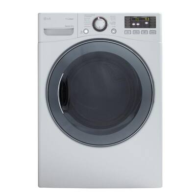 LG DLEX3470W - 7.3 cu. ft. Electric Dryer with Steam in White