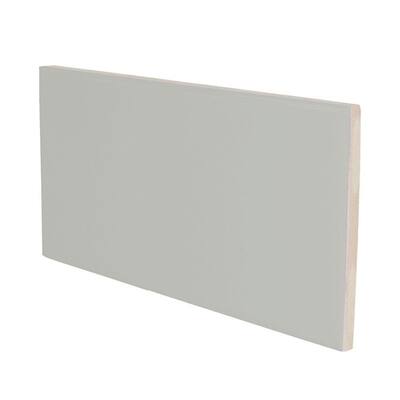 U.S. Ceramic Tile Color Collection Bright Taupe 3 in. x 6 in. Ceramic Surface Bullnose Wall Tile 789-S4639