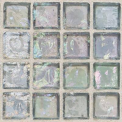 Daltile Egyptian Glass Aquamarine 12 in. x 12 in. Glass Mosaic Wall Tile EG1411PM1P