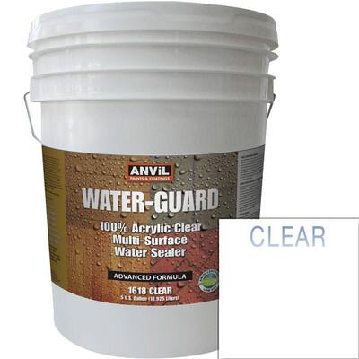 ANViL 5-Gal. Clear Acrylic Water-Guard Interior/Exterior Multi-Surface Water Sealer